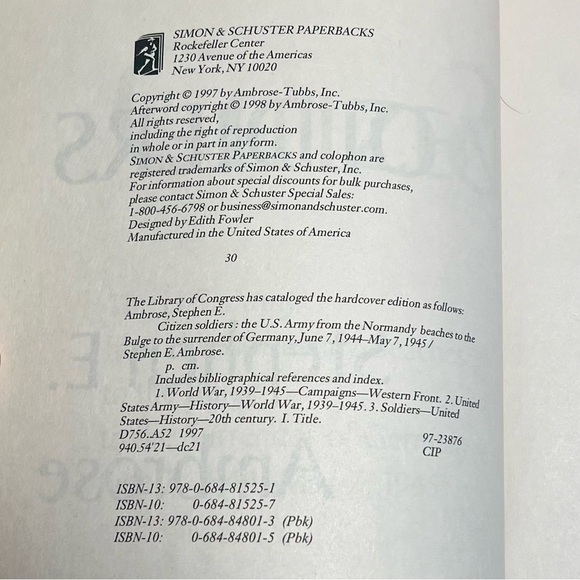 Stephen Ambrose Bundle D-Day &‎ Citizen Soldiers Softcover EUC - Picture 7 of 8